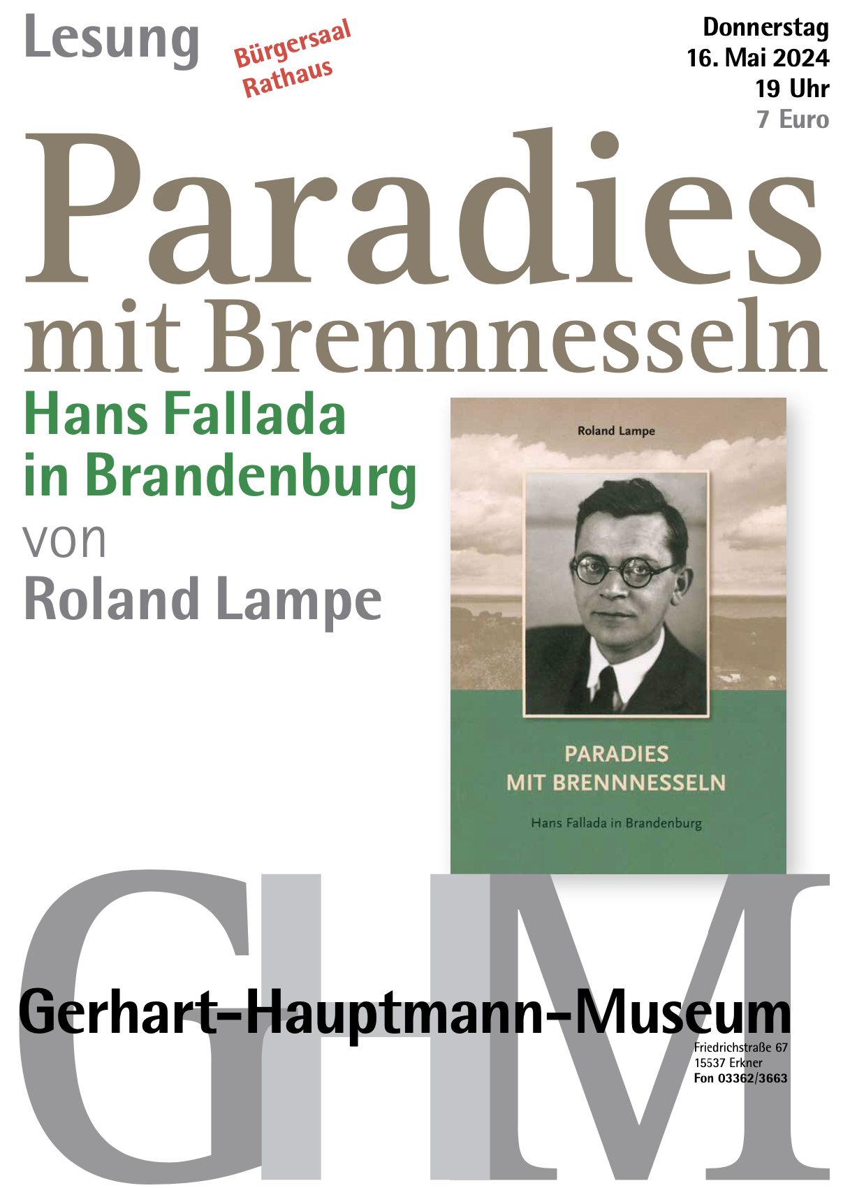 Paradies mit Brennnesseln. Hans Fallada in Brandenburg 