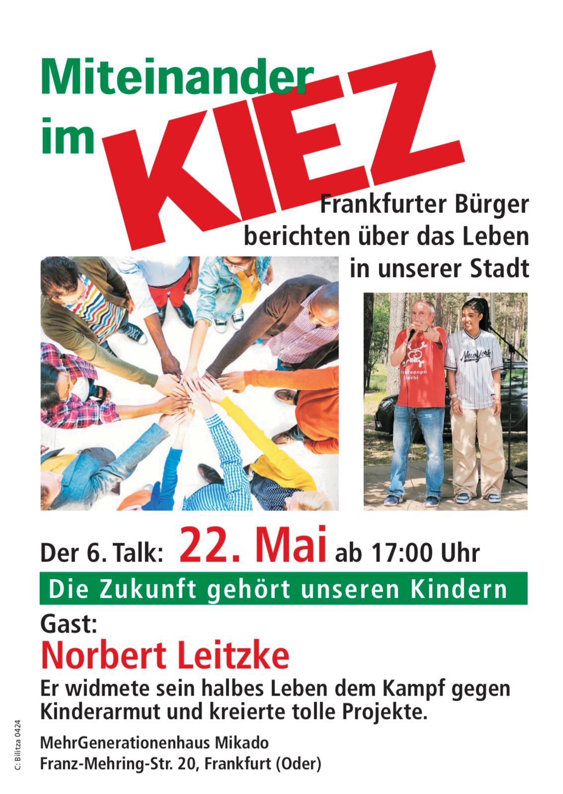 Miteinander im Kiez – Gegen Kinderarmut – Norbert Leitzke