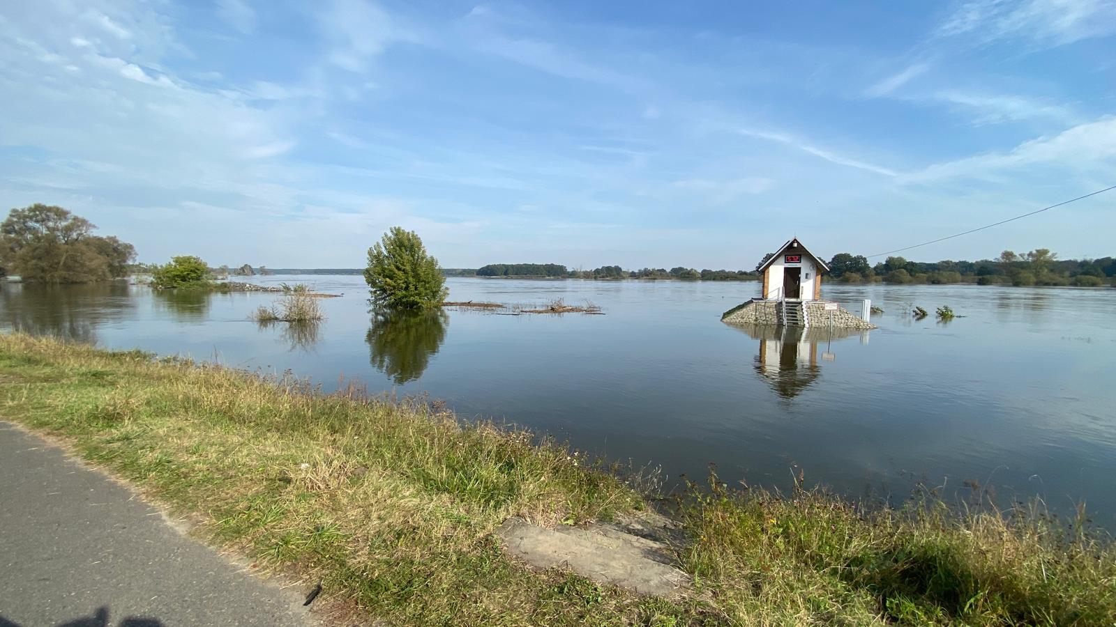 Hochwassersituation am 25.09.2024 in und um Eisenhüttenstadt