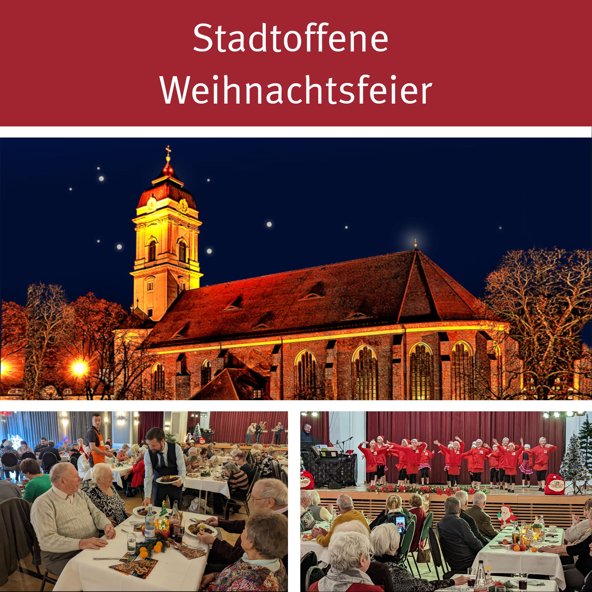 Einladung zur stadtoffenen Weihnachtsfeier in Fürstenwalde