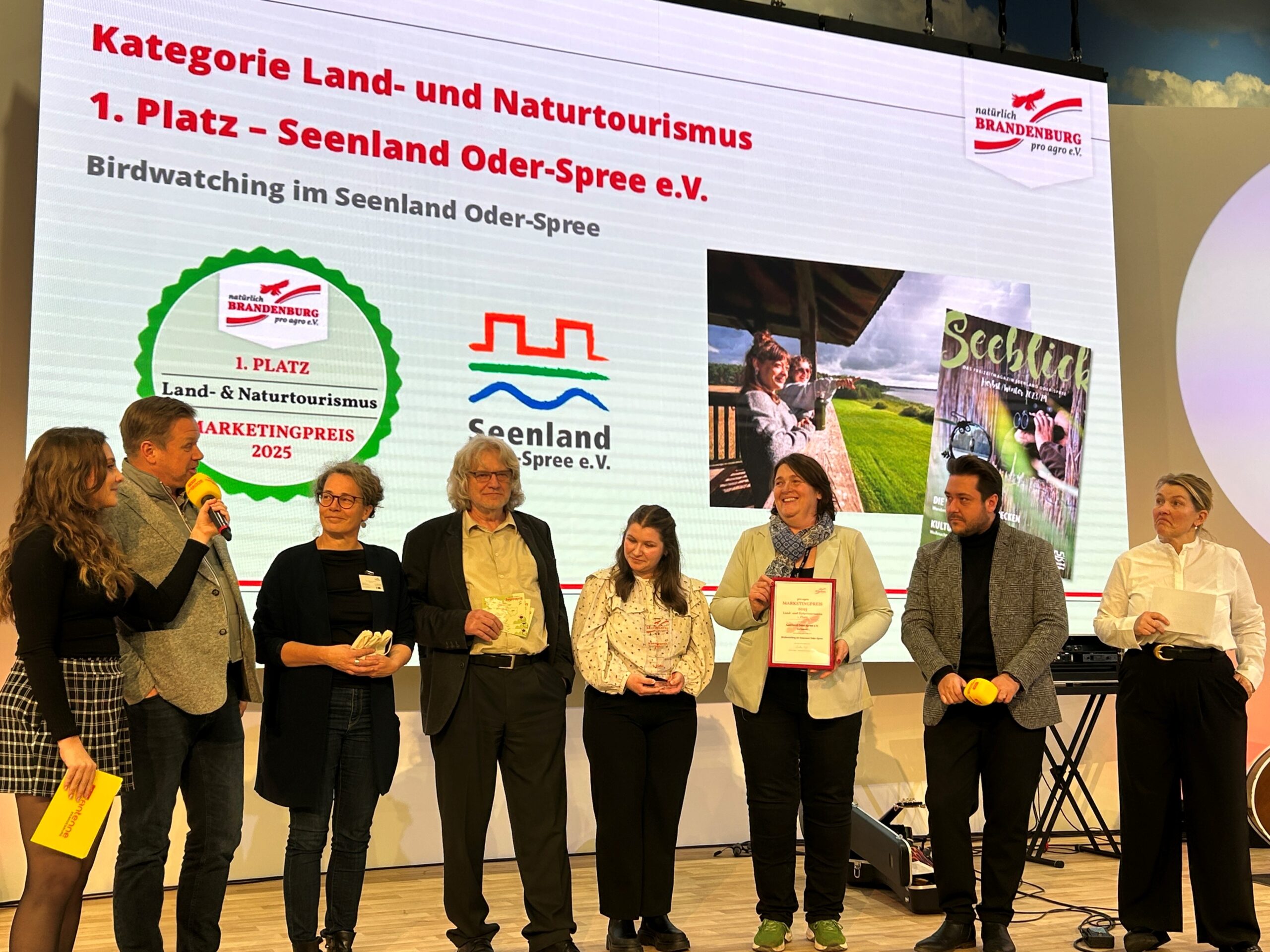 Seenland Oder-Spree gewinnt erneut den pro agro Marketingpreis