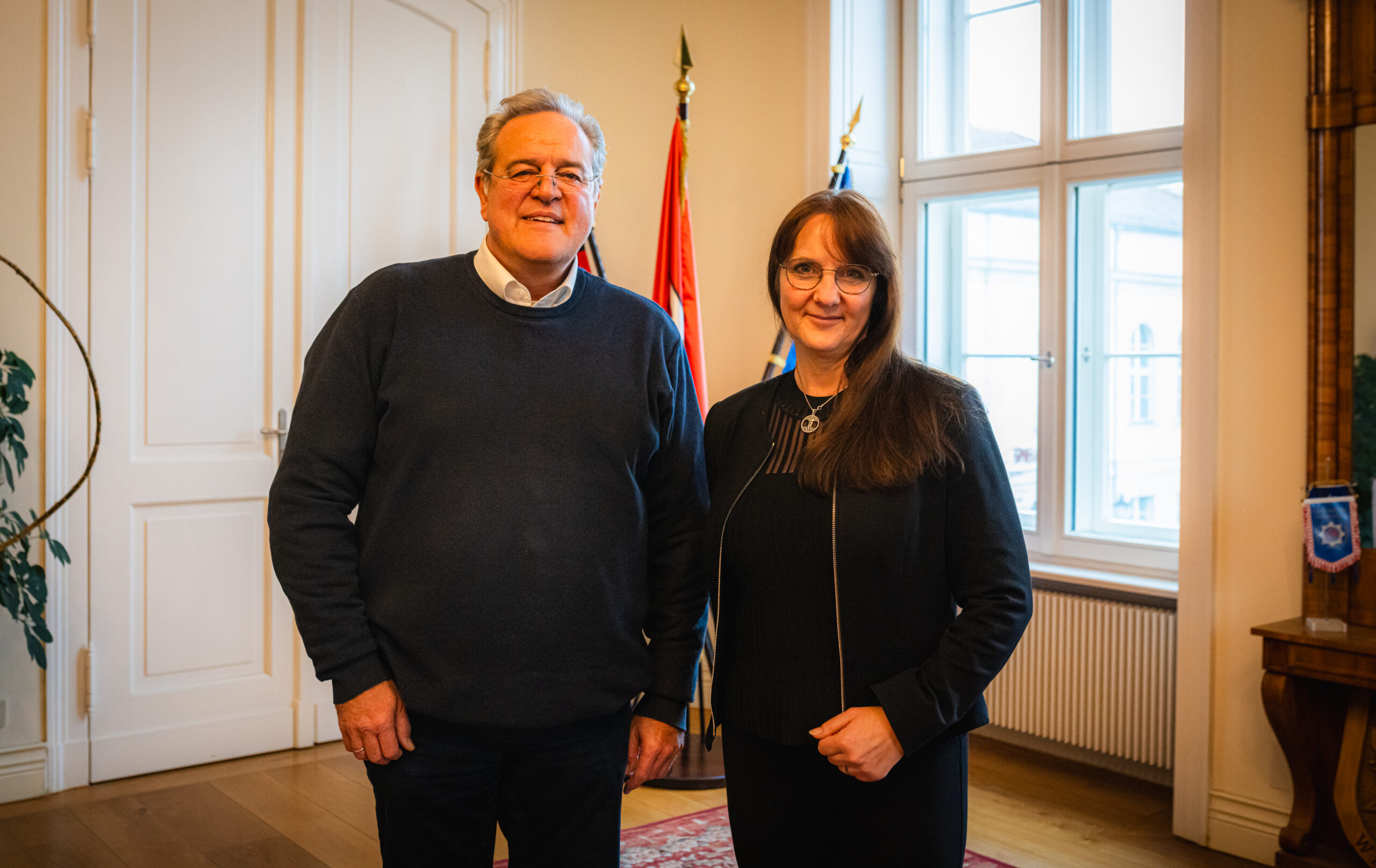 Antrittsbesuch: Bundespolizei-Chef Romann trifft Innenministerin Lange 