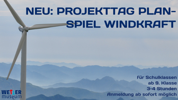 Neu: Planspiel Projekttage zur Energiewende im Wettermuseum