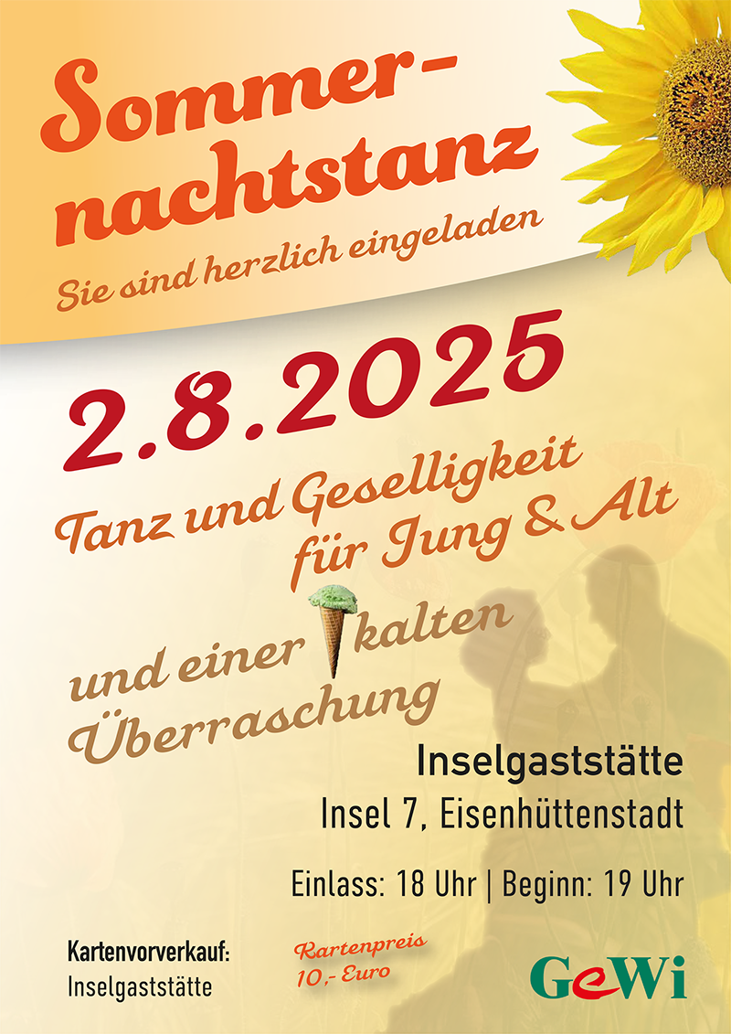 Sommernachts-Tanz mit der GEWI