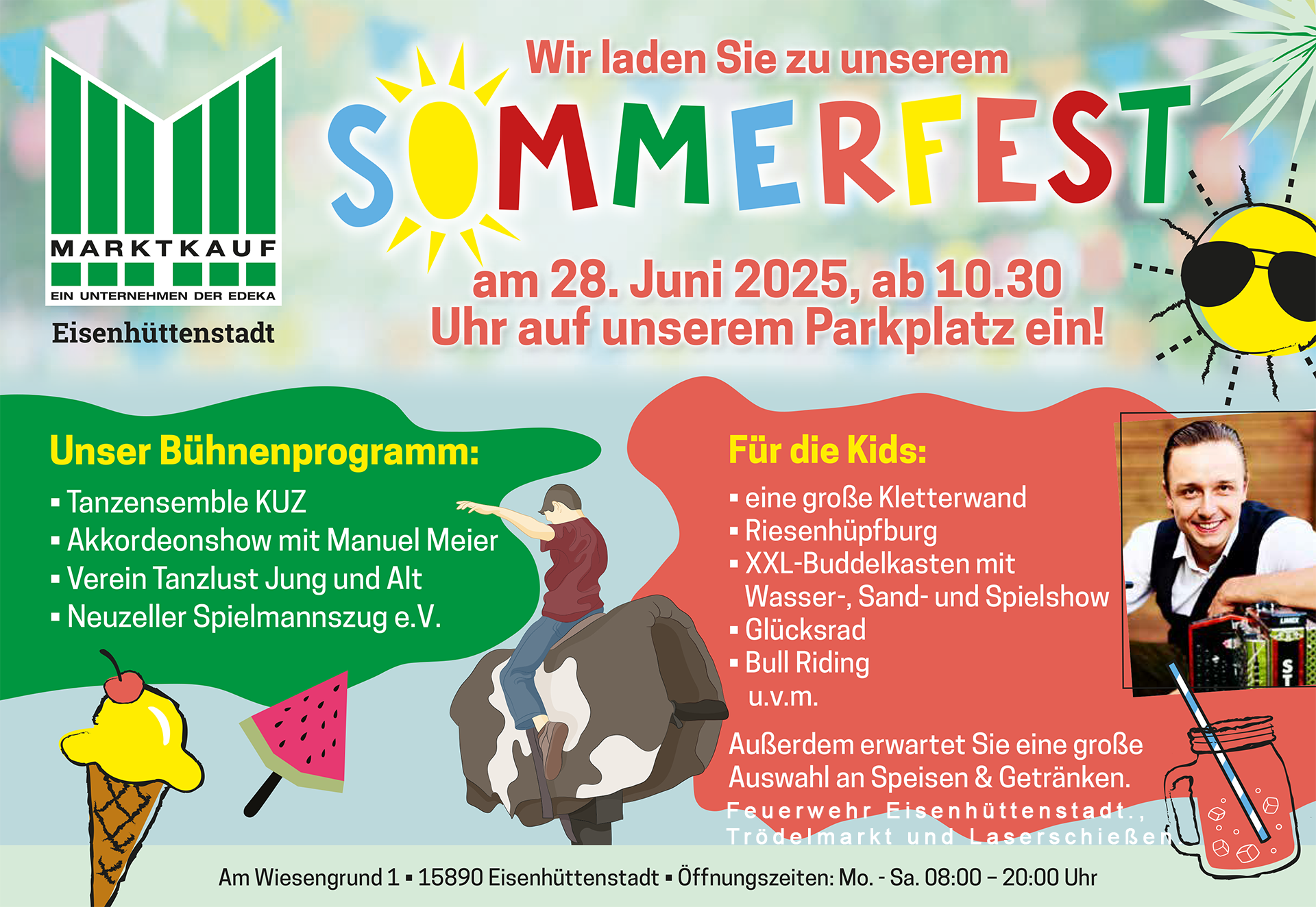 Sommerfest bei Marktkauf Eisenhüttenstadt