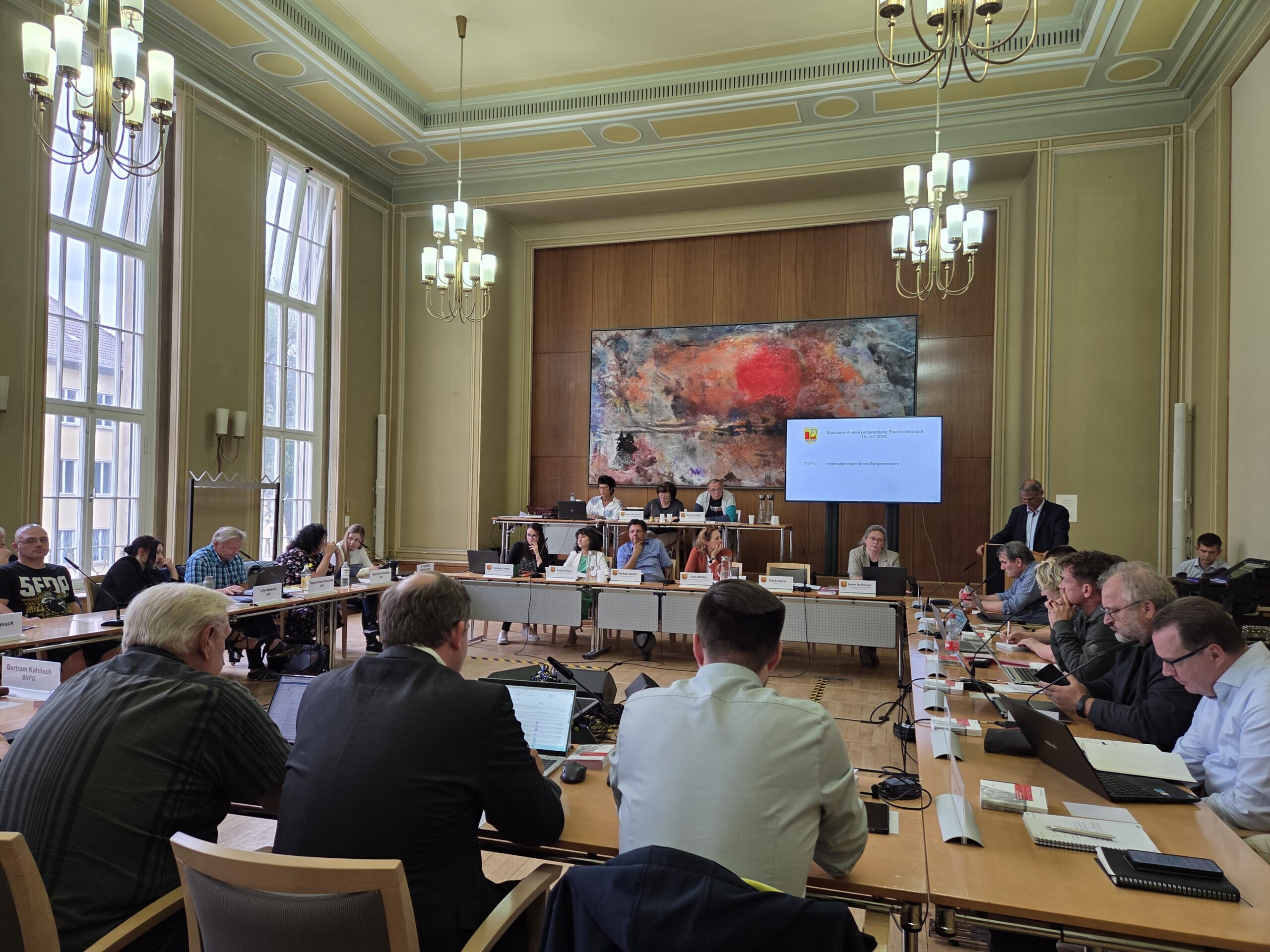 Stadtverordnetenversammlung Eisenhüttenstadt lehnt neues Corporate Design ab