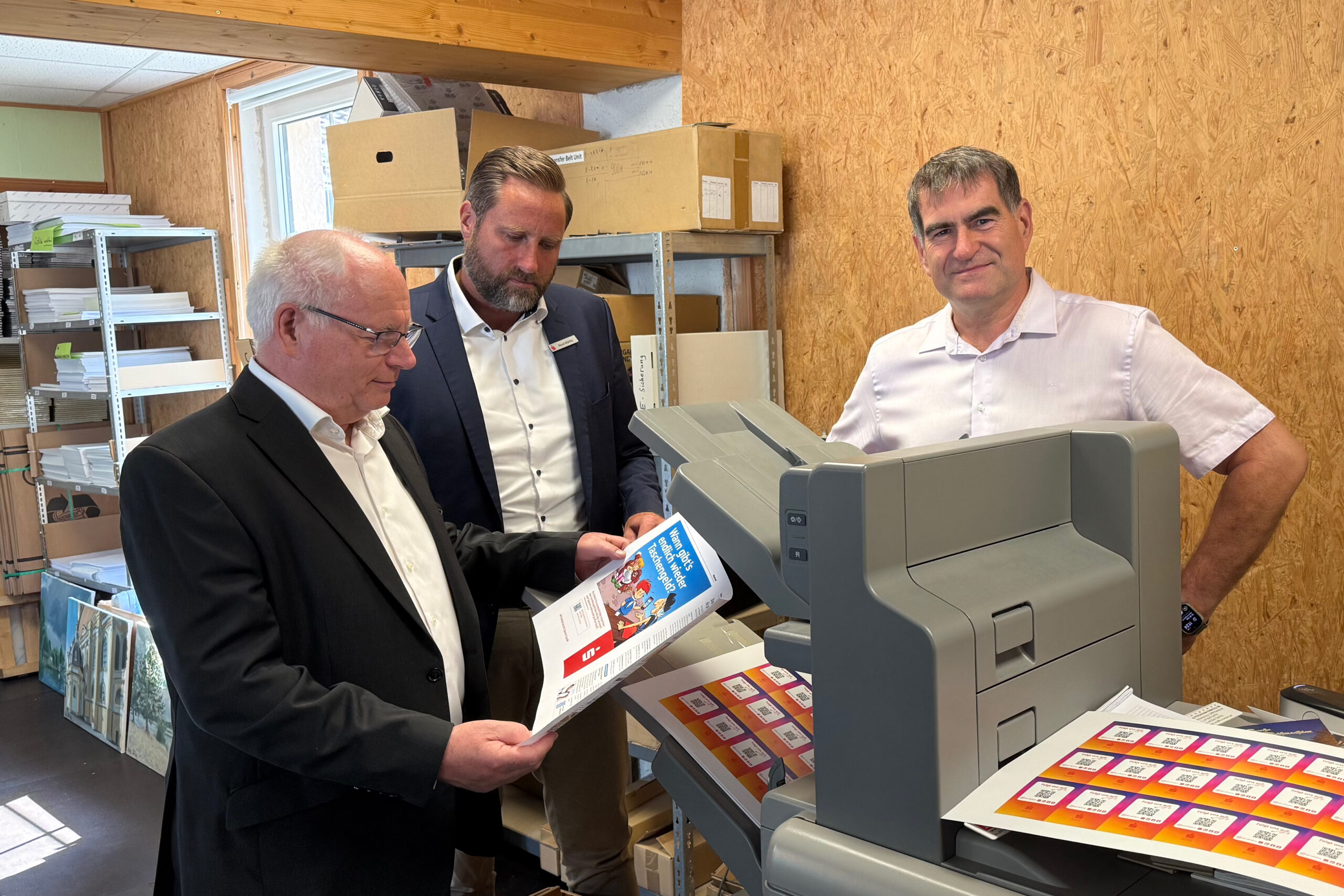 Wechsel in der Sparkassen-Geschäftsstelle Müllrose