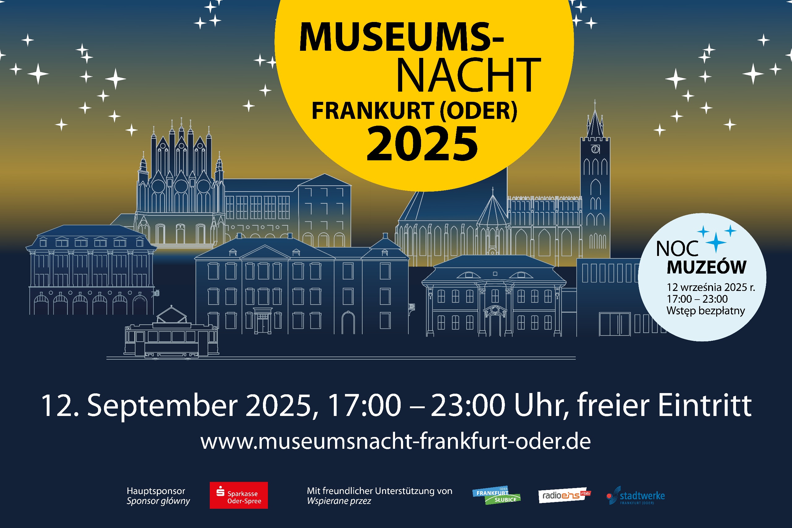 25 Jahre Museumsnacht Frankfurt (Oder): Jubiläumsfeier mit sechs Kultureinrichtungen