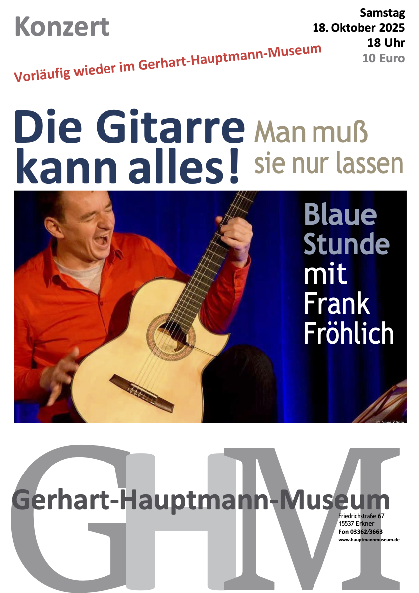 Virtuose Gitarrenkunst in der Blauen Stunde