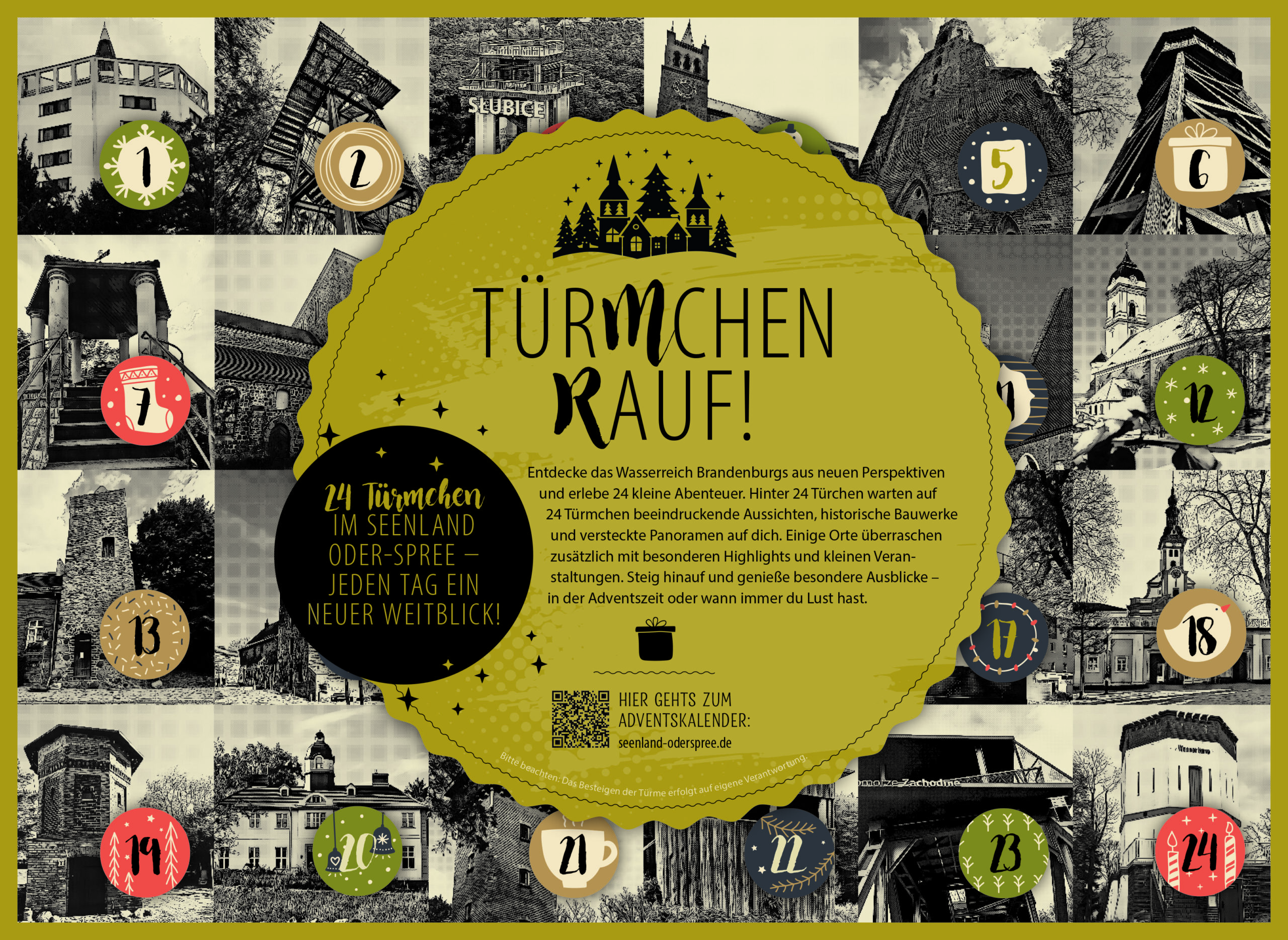 Tür(m)chen (r)auf: 24 Adventsabenteuer mit Aussicht im Seenland Oder-Spree