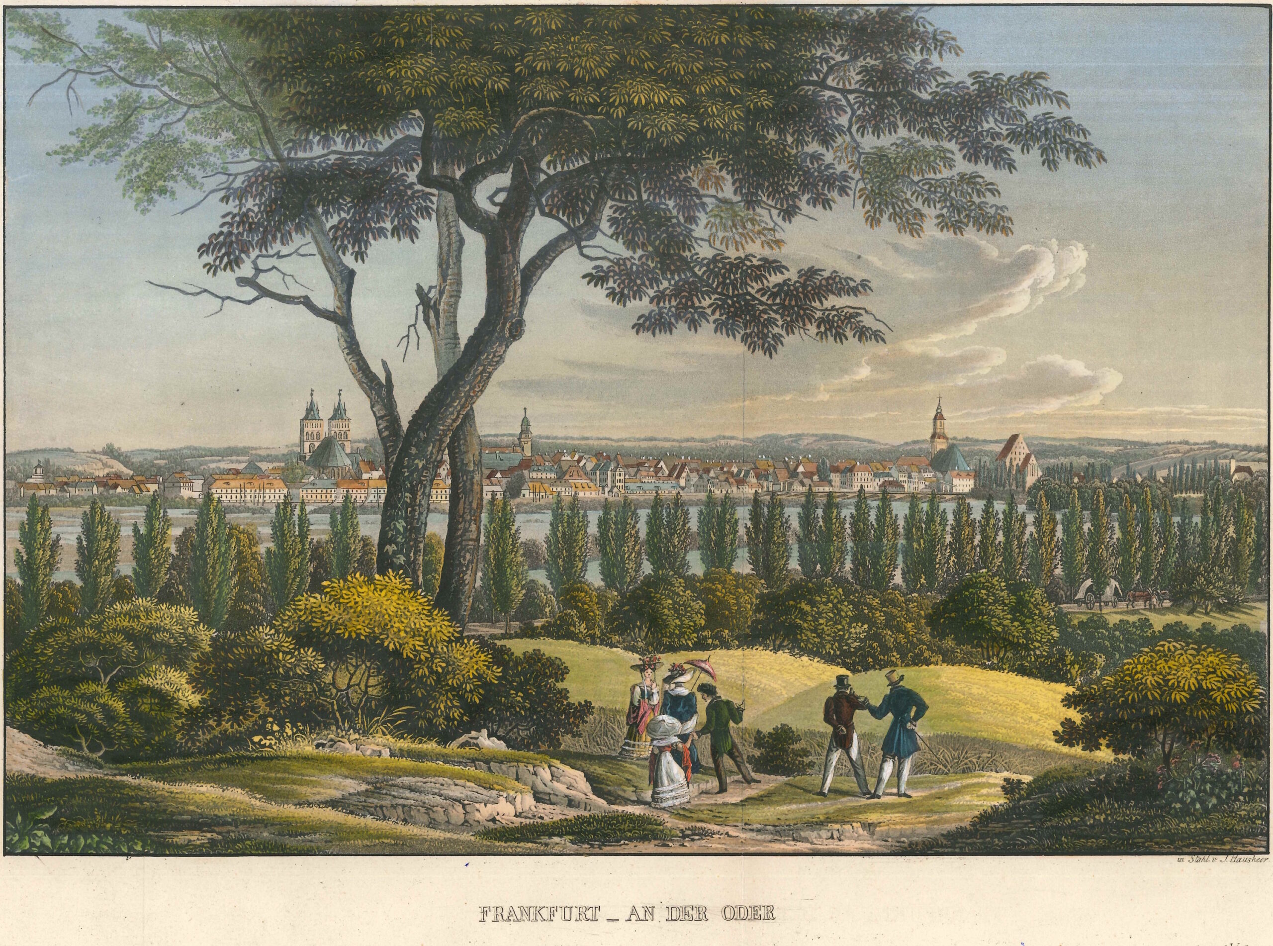 Historischer Stahlstich kehrt nach Frankfurt (Oder) zurück