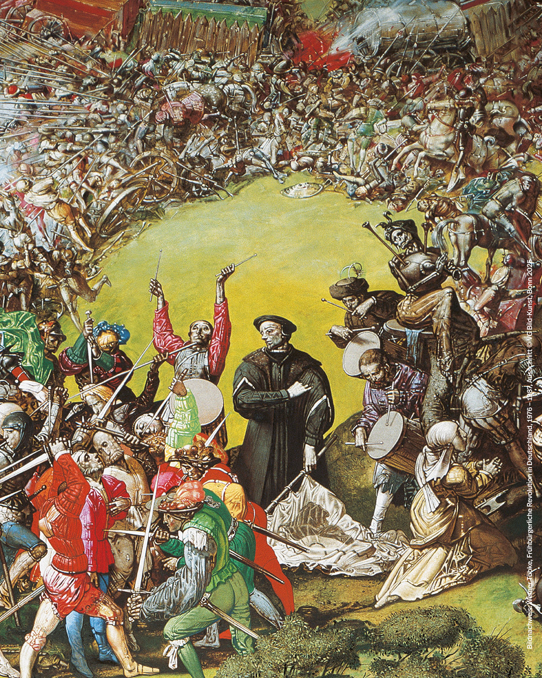 Welttheater statt Schlachtgetümmel: Zeitzeugen erinnern an Tübkes Monumentalwerk