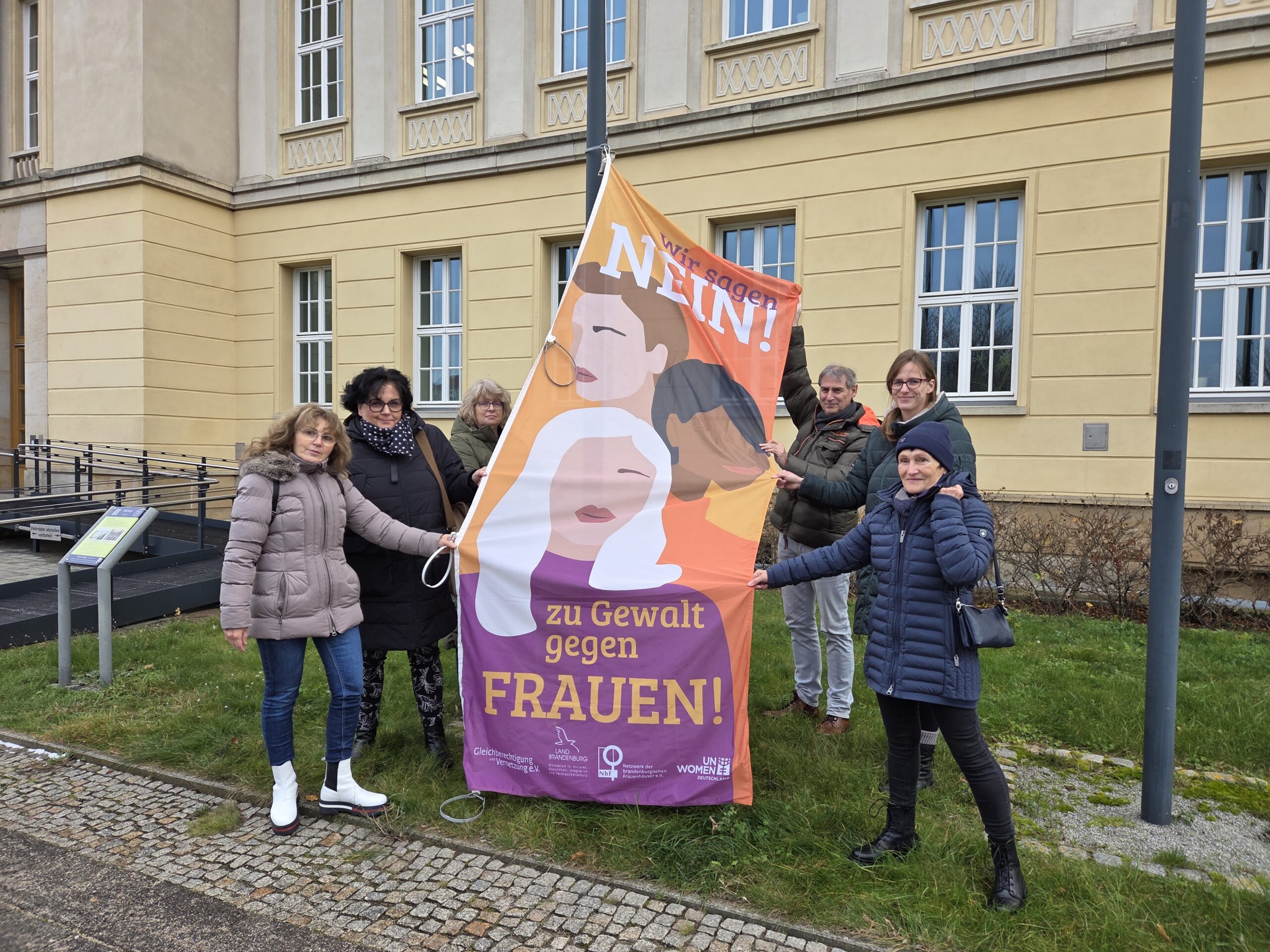 Klares Zeichen gegen Gewalt an Frauen