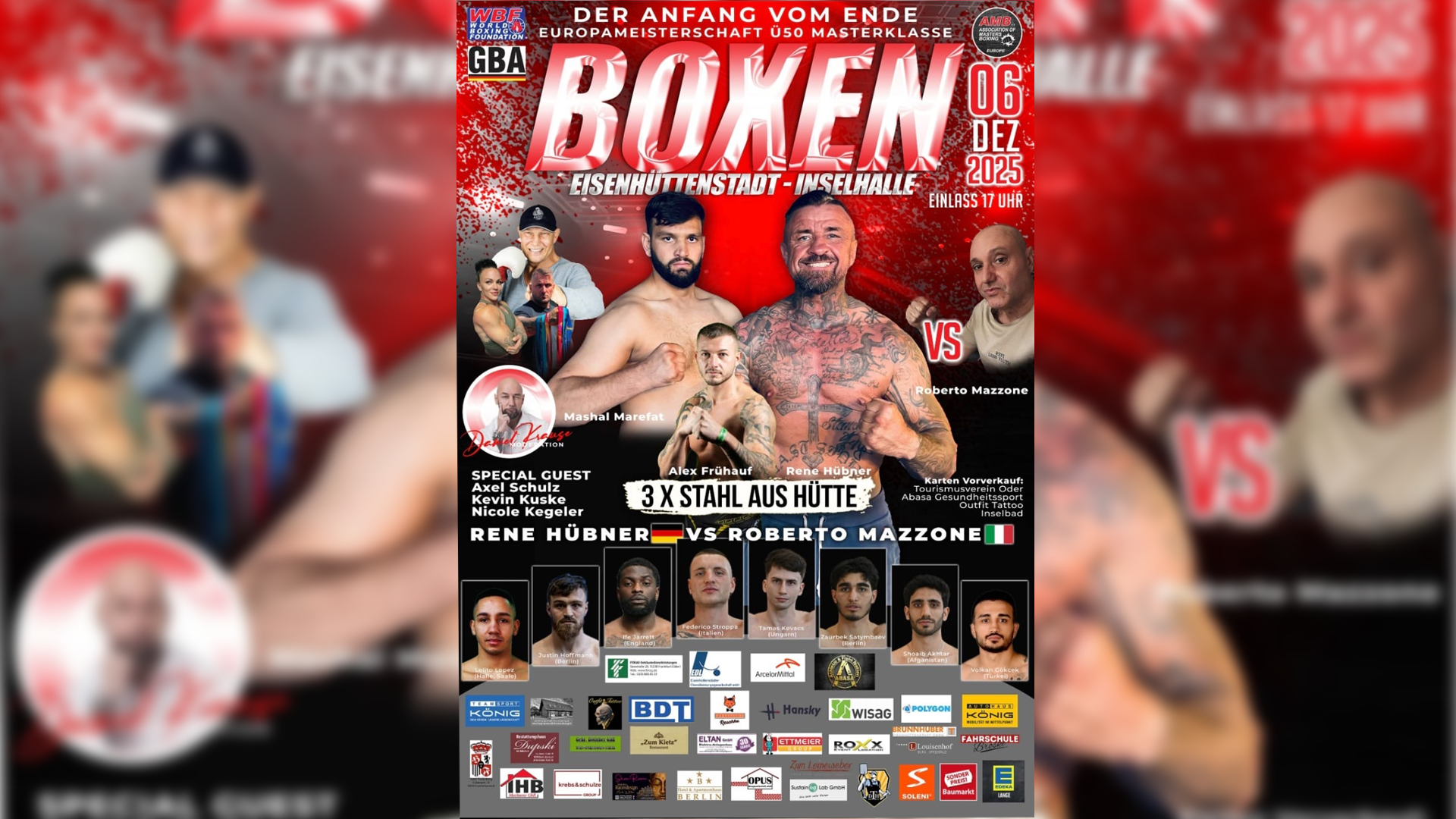 Rene´ Hübner Kampf um die Europameisterschaft