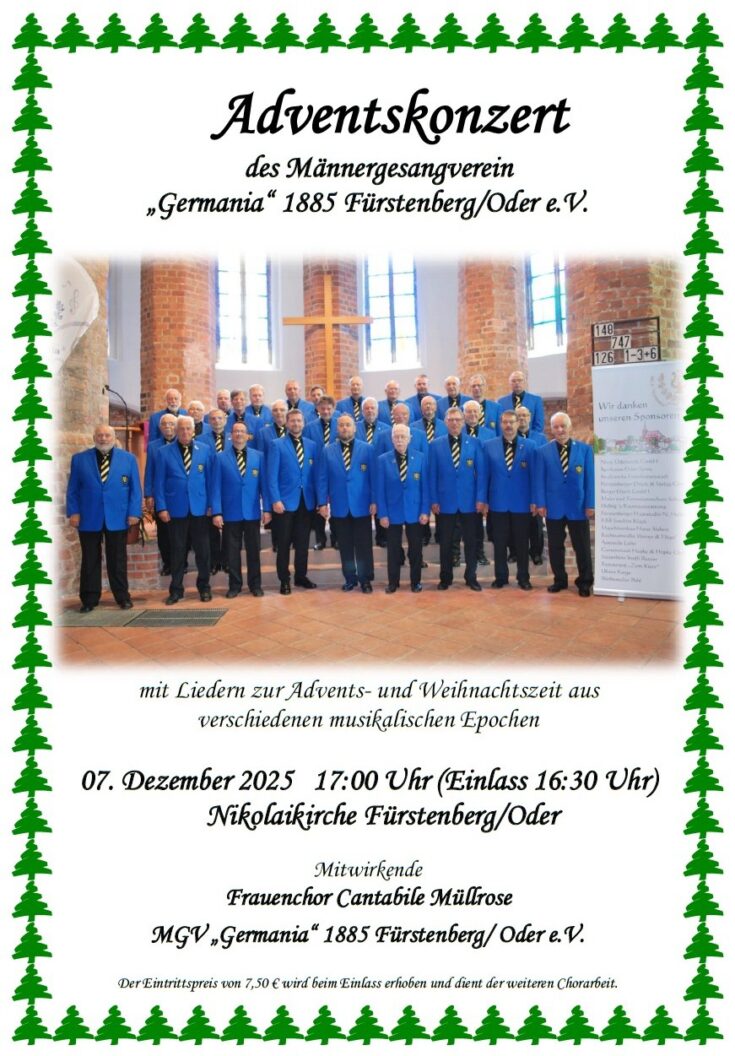 Adventskonzert MGV Germania 1885