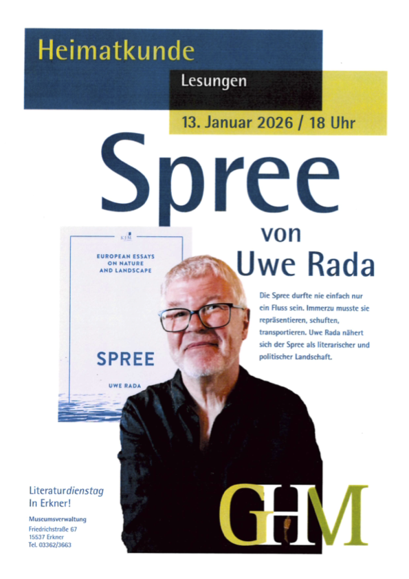 Literarische Flussreise: Uwe Rada liest aus „Spree“