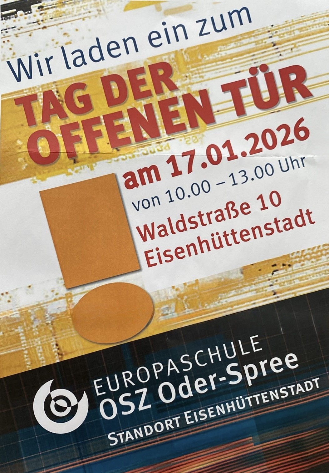 Eisenhüttenstadt: OSZ Oder-Spree öffnet seine Türen für Interessierte