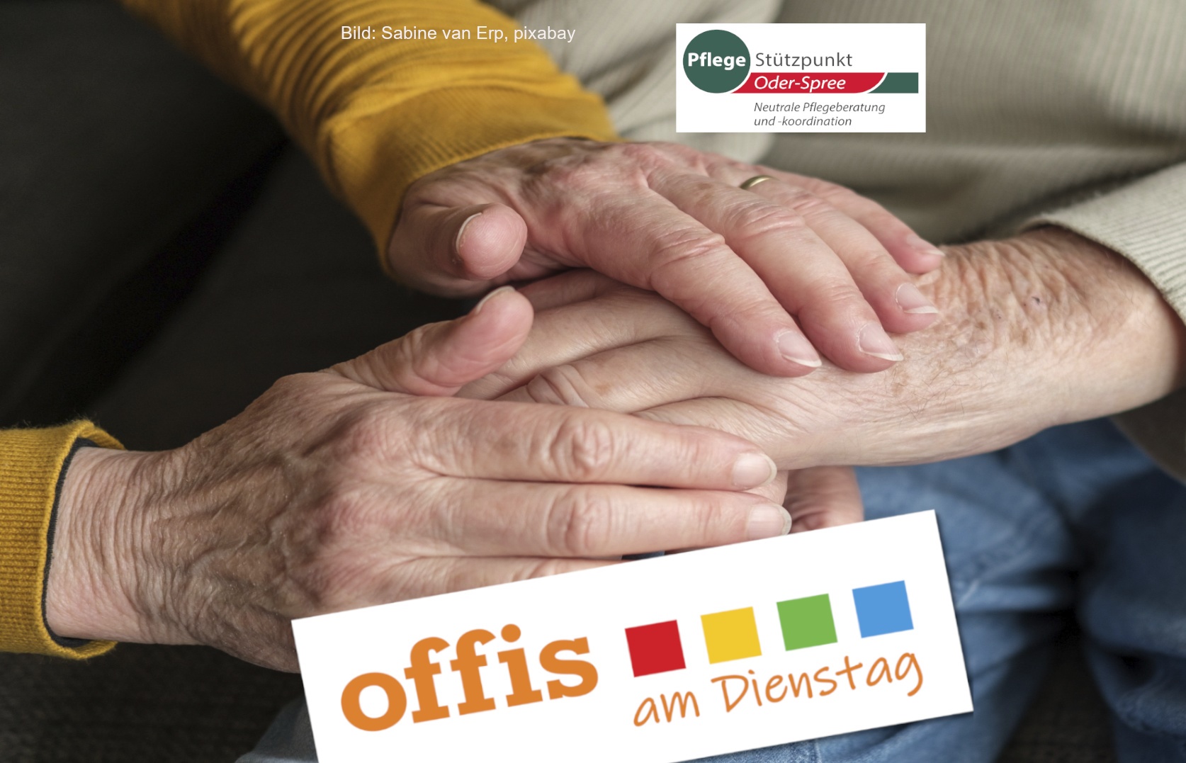 Rat und Hilfe rund um die Pflege: Pflegestützpunkt zu Gast beim „offis am Dienstag“