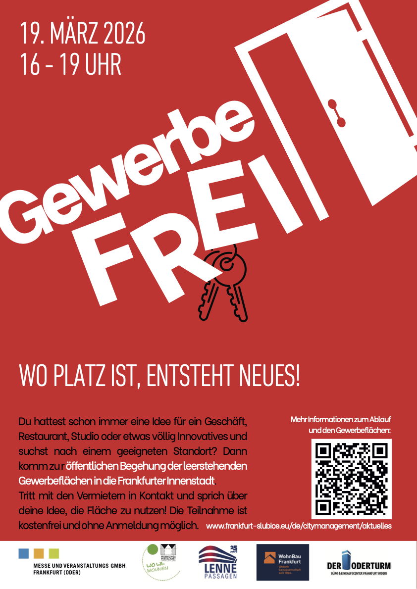 Frankfurt (Oder): GewerbeFREI – Neue Ideen für leere Läden