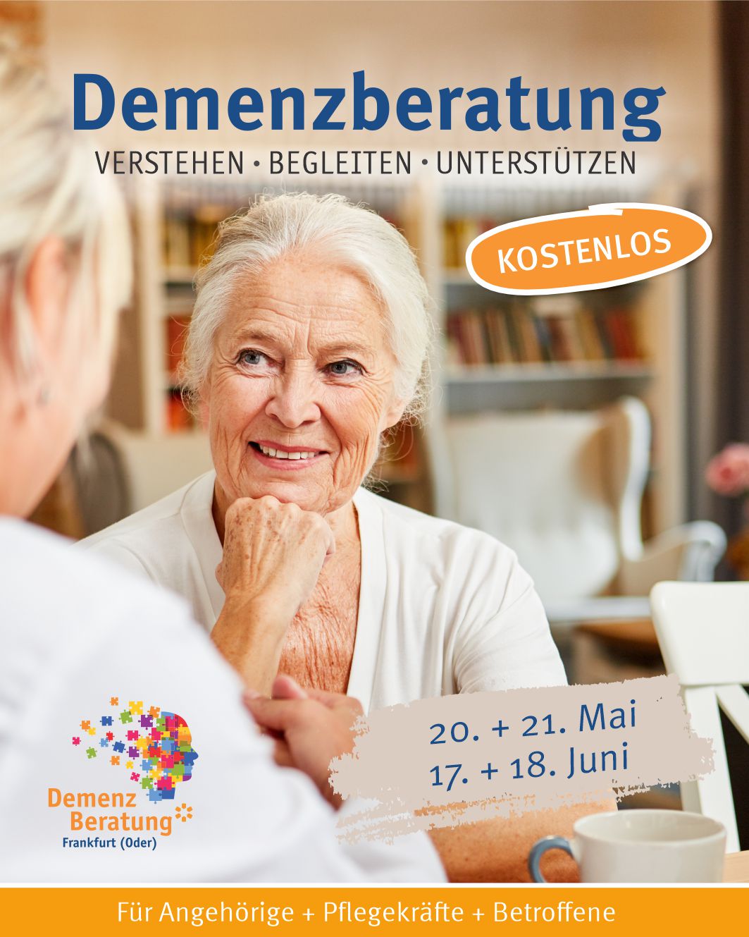 Kostenfreie Demenzberatung in Frankfurt (Oder): Neues Angebot der Wichern Pflegedienste ab Mai 2026