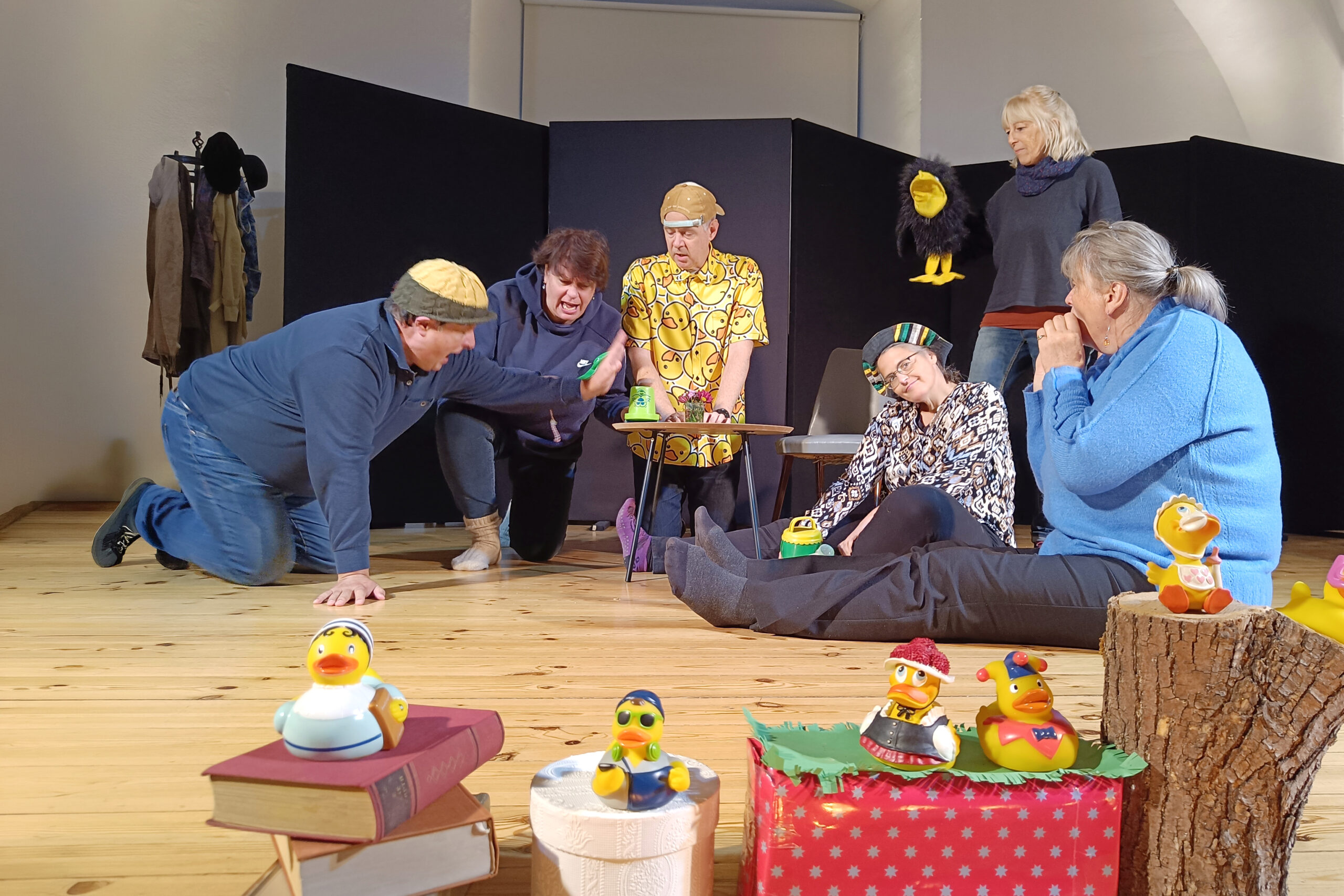 Improtheater auf der Burghofbühne: Die Spreeenten suchen die Superszene