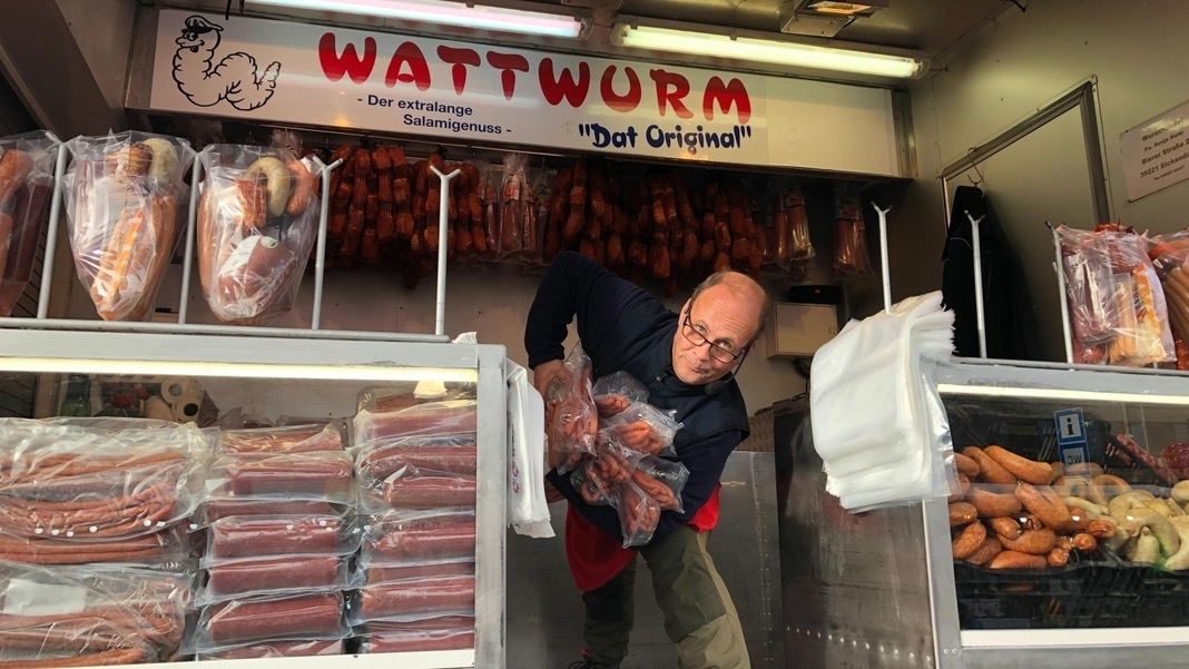 Hamburger Fischmarkt auf der Lindenallee