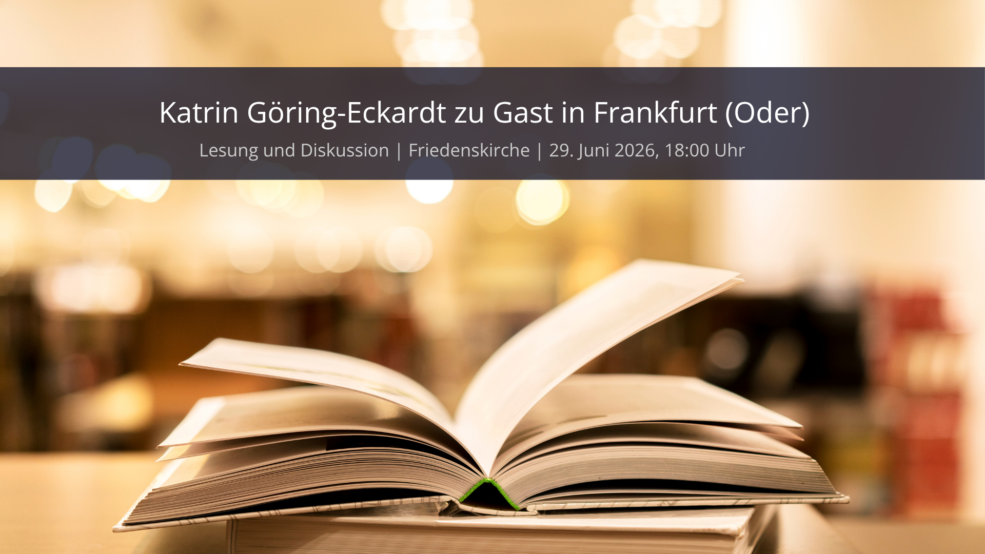 Katrin Göring-Eckardt zu Gast in Frankfurt (Oder)