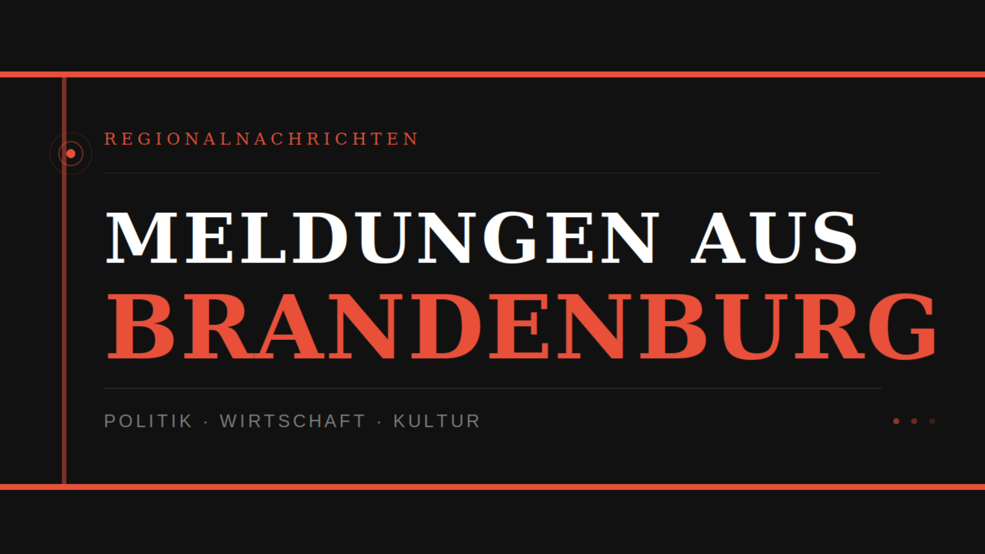 Meldungen aus Brandenburg