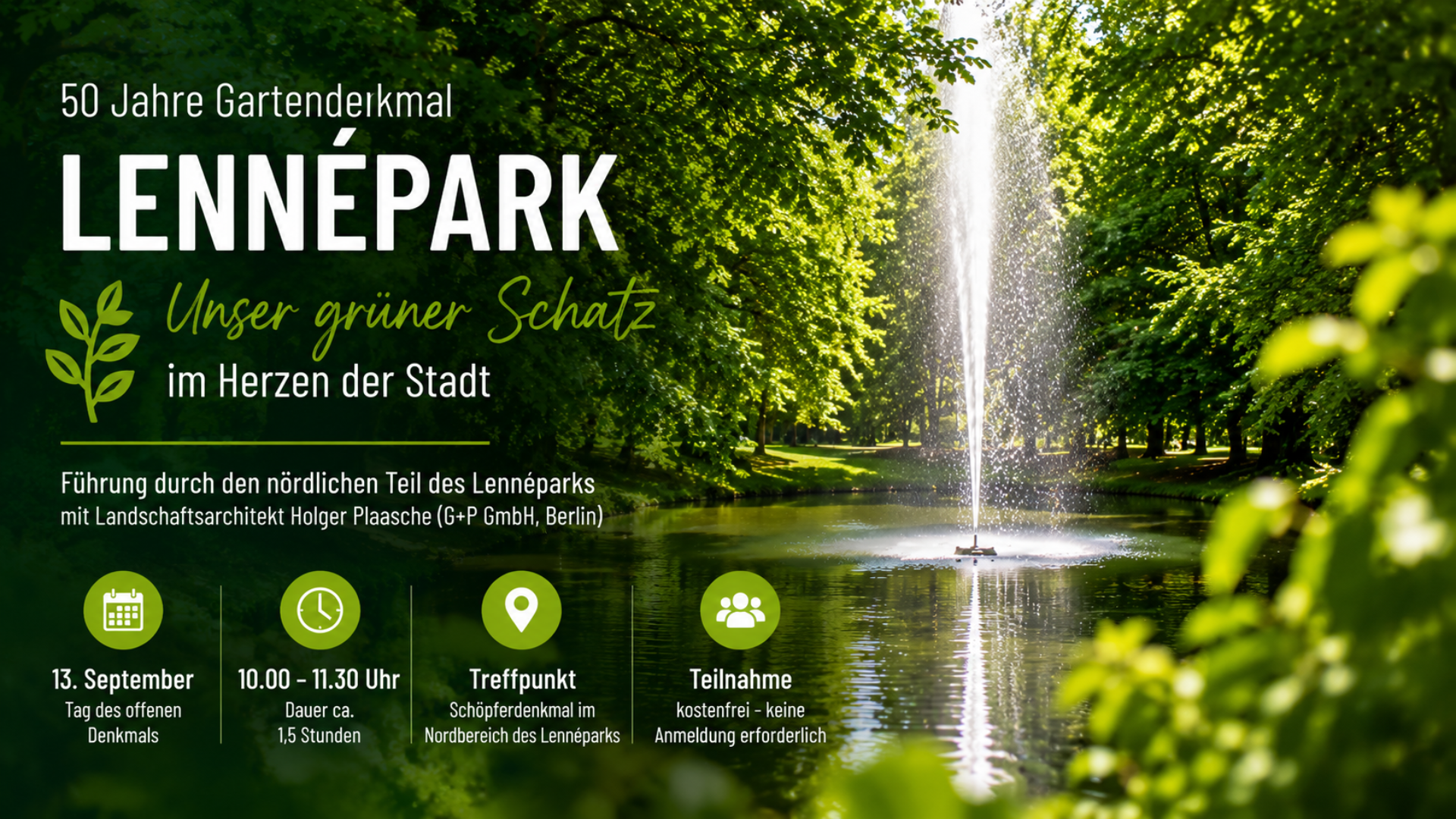 50 Jahre Gartendenkmal Lennépark