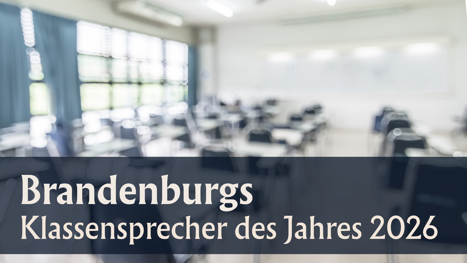 Brandenburgs Klassensprecher des Jahres 2026