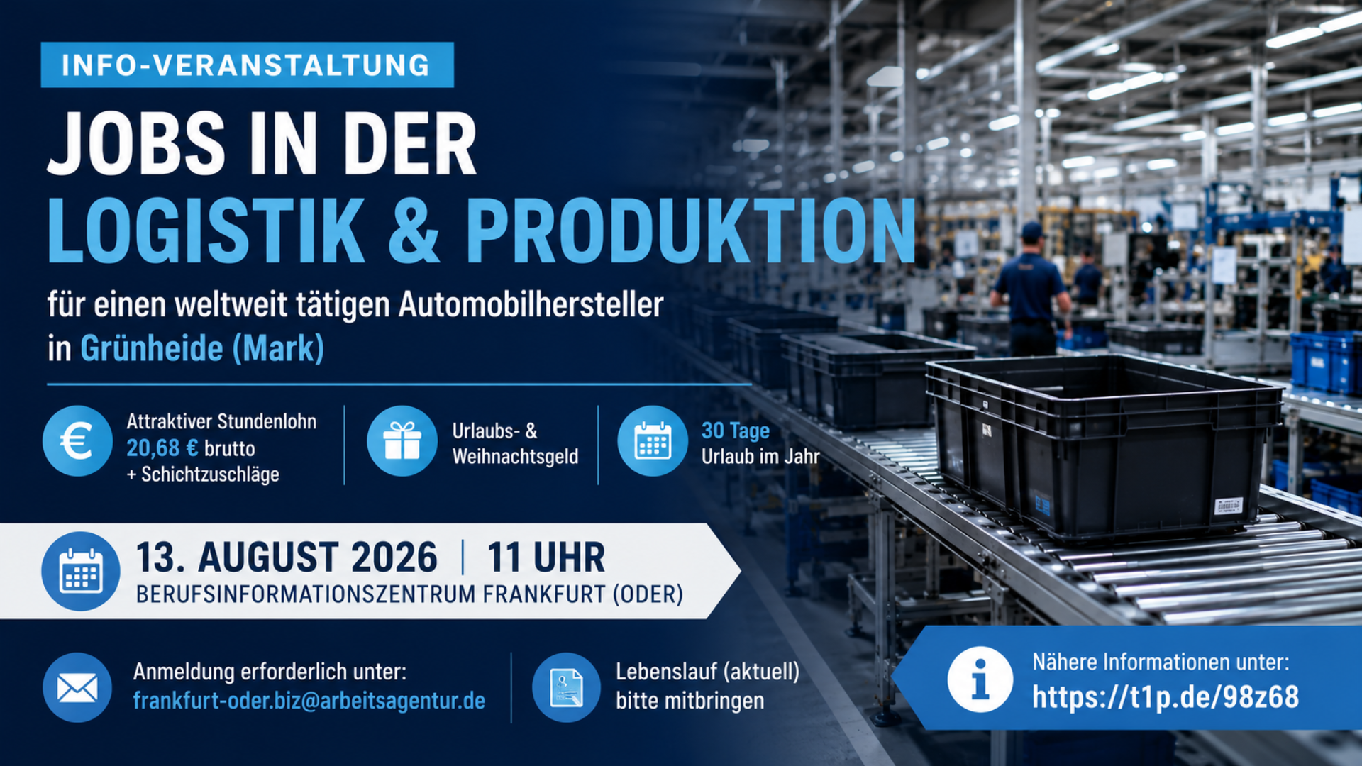 Jobs in der Logistik und Produktion