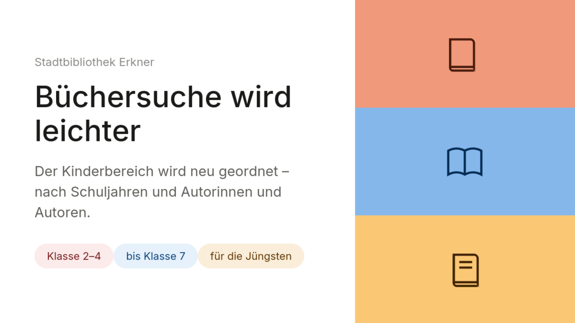 Büchersuche wird leichter