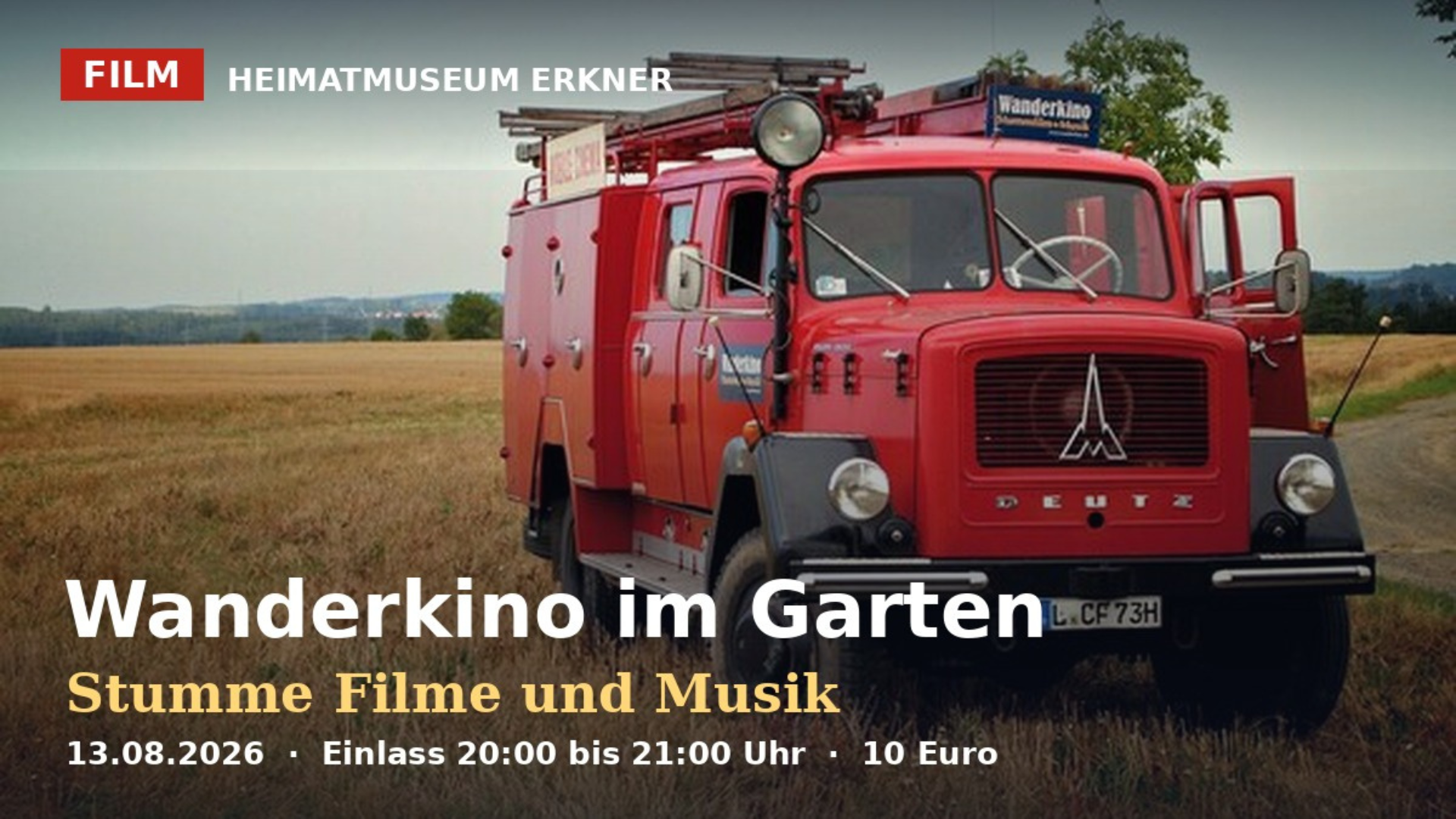 Wanderkino im Garten