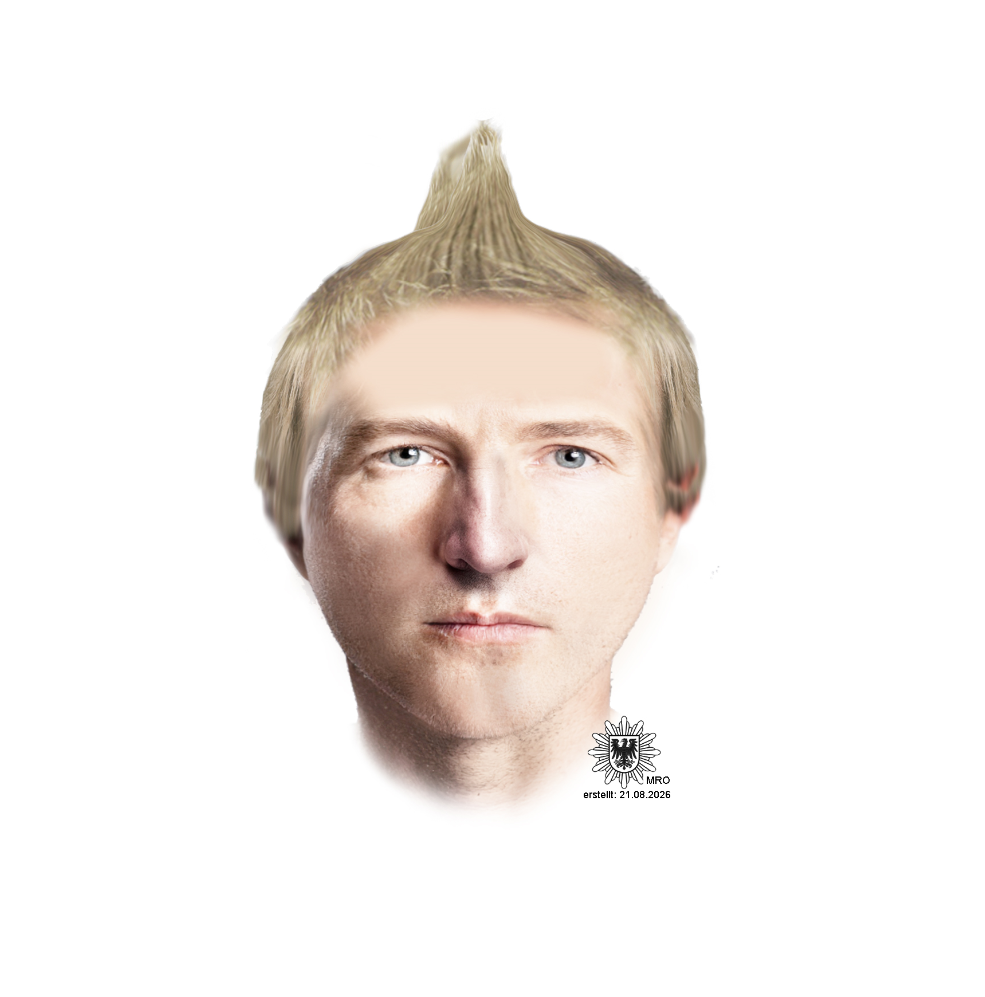 Phantombild des gesuchten Abholers